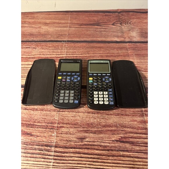 Lot of Texas Instrument TI-83 plus, TI-89 Graphing Calculators parts or repair - Picture 1 of 12